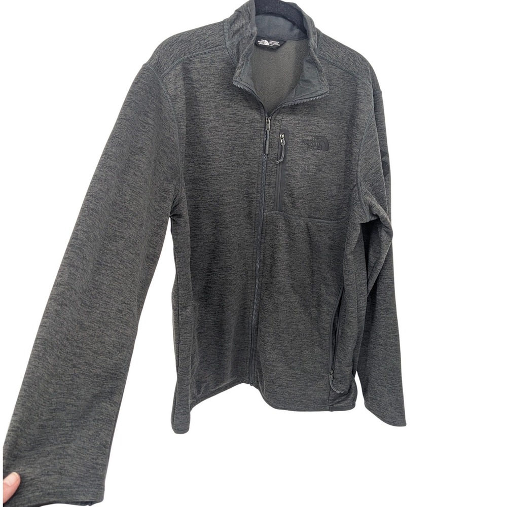 The North Face Fleece Jacket Mens Large Gray Full Zip Outdoors Gorpcore Casual